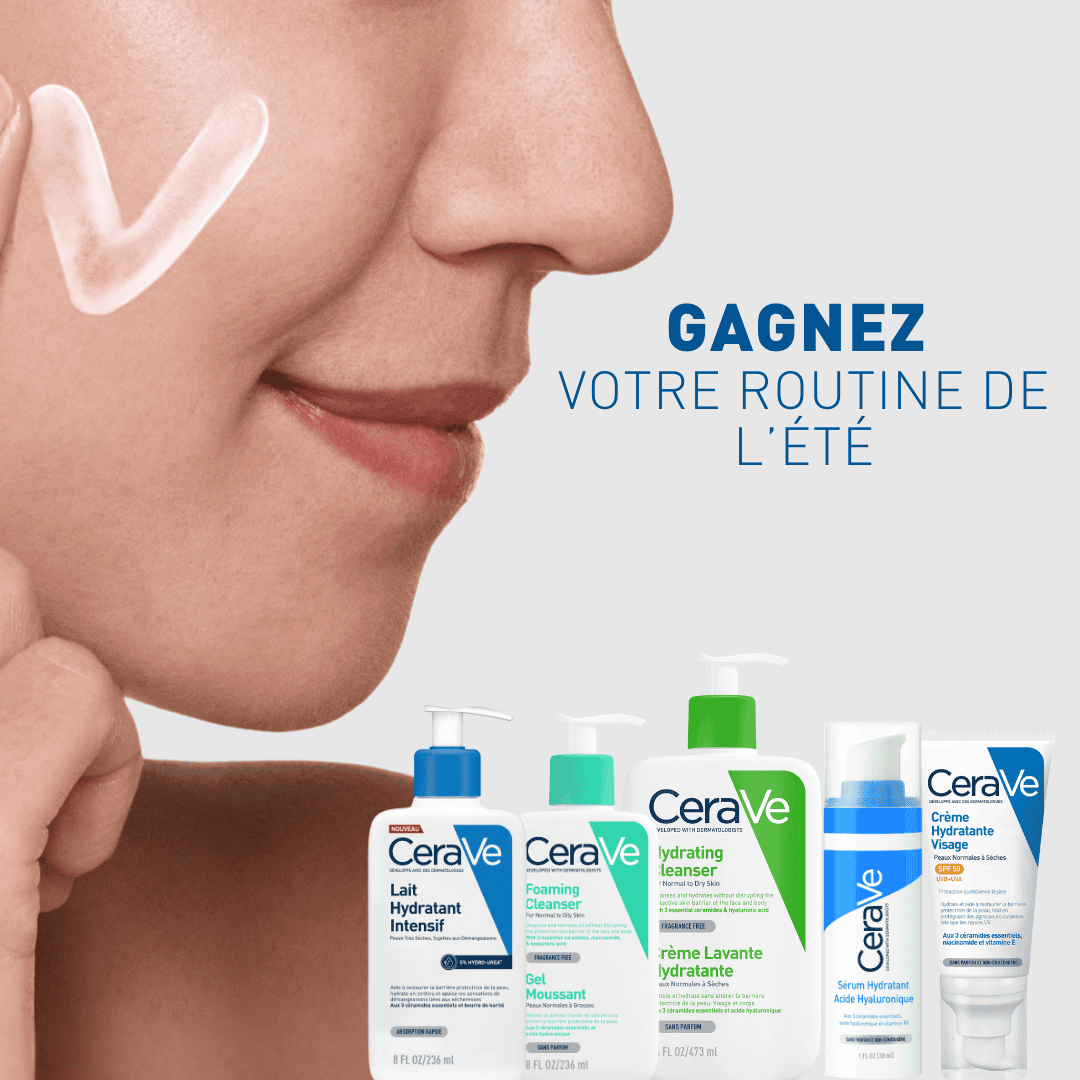 30 routines de l’été Cerave à gagner