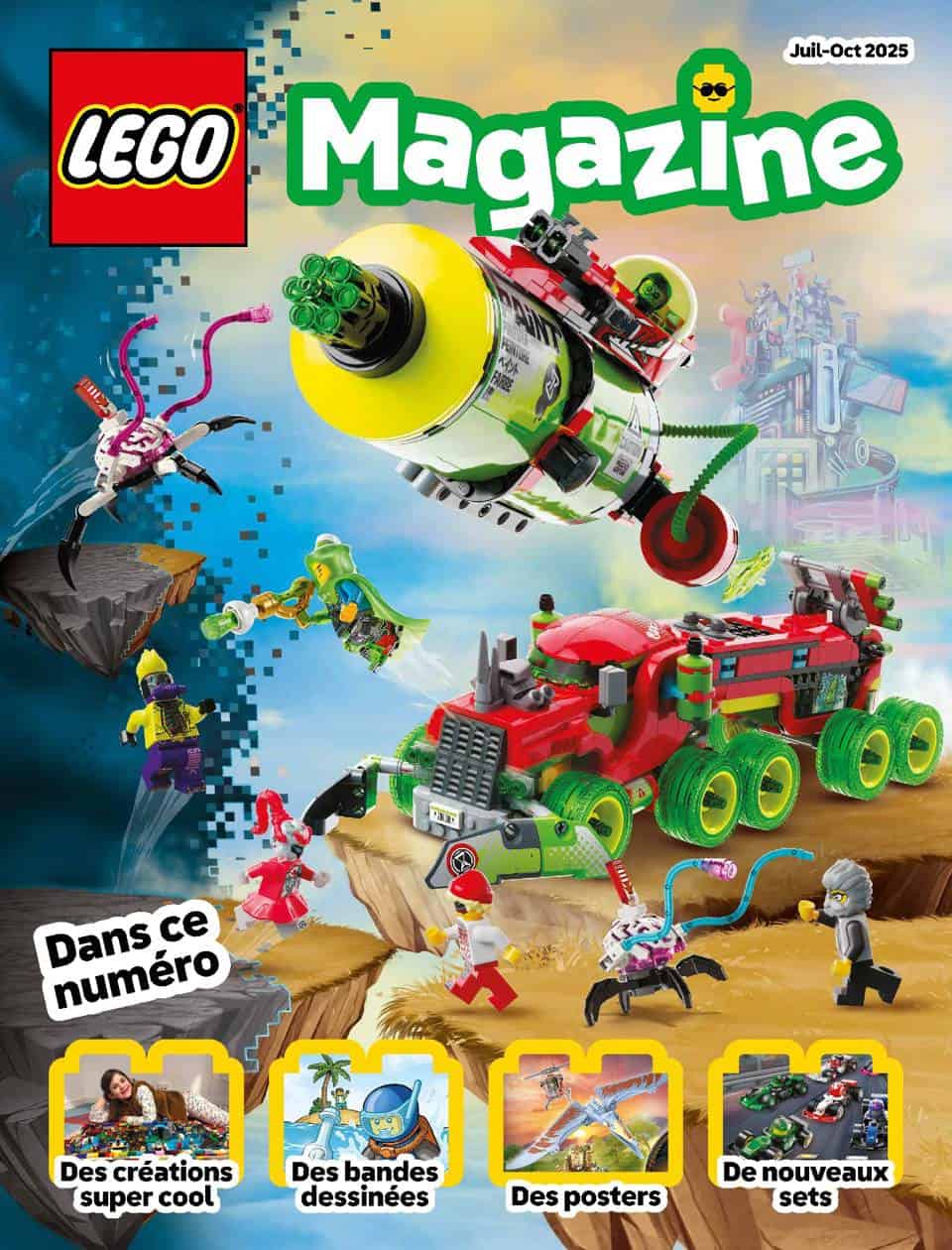 Découvrez le LEGO Magazine : un magazine gratuit à recevoir chez vous !